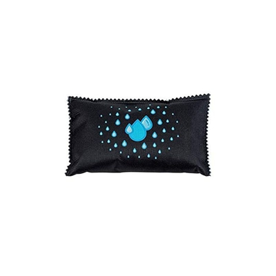 WENKO Deumidificatore per auto con indicatore 2 x 400 g - Set di 2 deumidificatori per ambiente, Minerale attivo, 18 x 3 x 11 cm, Marrone