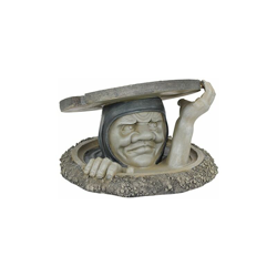 Design Toscano NG33392 Scultura da Giardino l'Abitante di sotto, Grande, Abbronzatura, 44.5x44.5x26.5 cm características