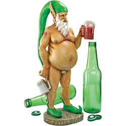 Design Toscano Oktoberfest Otto Gnomi Spregiudicatezza, 12.5x12.5x34.5 cm precio