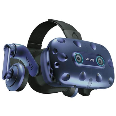 Kit Occhiali 3D auricolari e cuffie Vive Pro Eye con 2 Display AMOLED 1.440 x 1.600 pixel