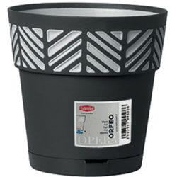 Vaso Orfeo terracotta Plastica características