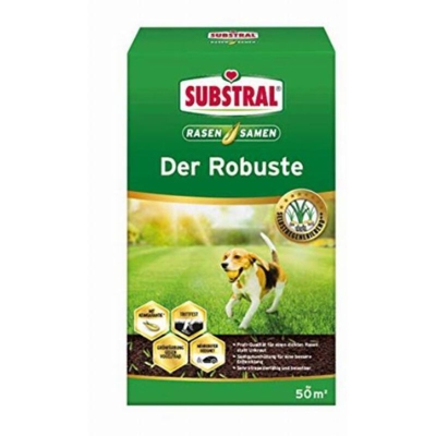 Substral Lawn Seed The Robust - Sport and Play Lawn - Miscela unica di erba dura con loglio autorigenerante - 1 kg per 50 m²