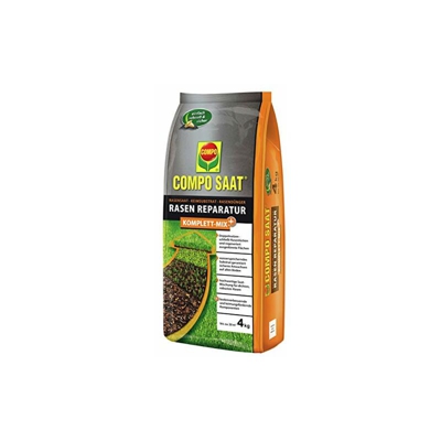 Compo 21601 Saat Komplett Mix plus - Miscela completa per la rigenerazione del prato, per una superficie fino a 20 m², 4 kg