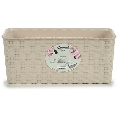 Vaso rettangolare da Balcone Natural Cammello