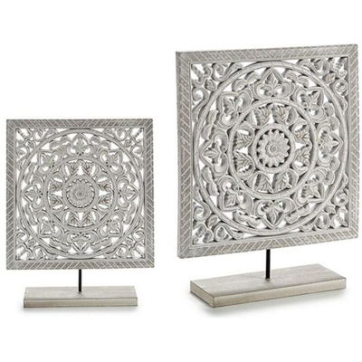 Statua Decorativa Legno Mandala (7 x 36 x 29,5 cm)