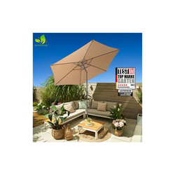 Gartenfreude 4900-1200-115 - Ombrellone Parasole, Colore: Tortora precio