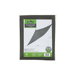 Dehner Sonnensegel rechteckig, ca. 300 x 200 cm, Polyester, Dunkelgrau Tenda da Sole, Grigio Scuro en oferta