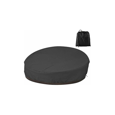 Jxjarnet - Telo di protezione per divano letto, rotondo, impermeabile, in Oxford 210/420D, solido e durevole, protezione per salotto da giardino,
