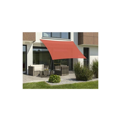 Schneider-Schirme Teneriffa 360 x 360 cm, Tenda da Sole. Unisex-Adulti, Terracotta