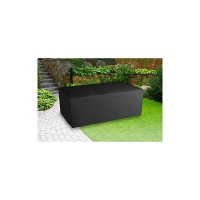 Bosmere Copertina per Tavolo rettangolare, 6 Posti Tempesta, 170 x 94 x 71 cm, Nero