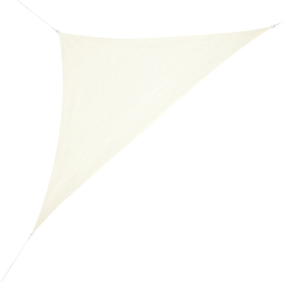 COR11RA5-CW Premium Tenda 5 x 5 x 7 m, 90 gradi triangolo, idrorepellente, bianco crema - Corasol