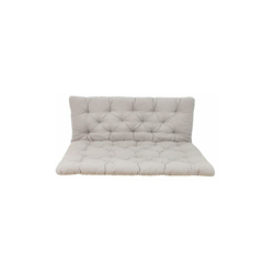 Ambientehome Cuscino per panchina in Pallet con Schienale, Grigio, Seduta 120Â x 80 cm, Schienale 120Â x 60Â cm, Indoor & Outdoor en oferta