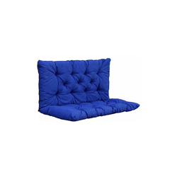 Chicreat Cuscino da panchina, con schienale, blu, 100 x 98 x 8 cm precio