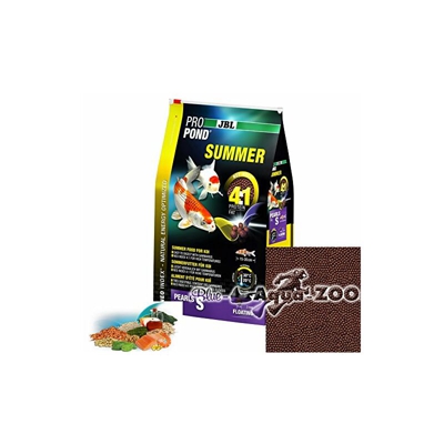 JBL ProPond Summer - Mangime Estivo per Koi, con Perle galleggianti, 4,1 kg