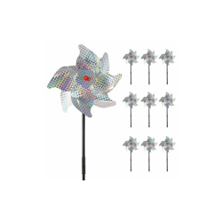 Stronghigheu 10 repellenti per Uccelli Esterni, antiuccelli, Mulino a Vento, Catarifrangenti, in PVC, per allontanare piccioni, Uccelli, erroni, Pie, precio