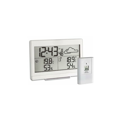 TFA Dostmann - CASA, Stazione meteorologica Radio-controllata, incl. sensore Esterno, Colore: Bianco en oferta