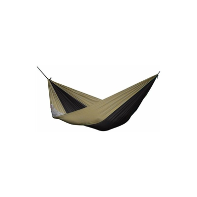 Vivere, Nero/Sabbia PAR22 Amaca Paracadute, Nylon, 325 x 200 cm, Doppia