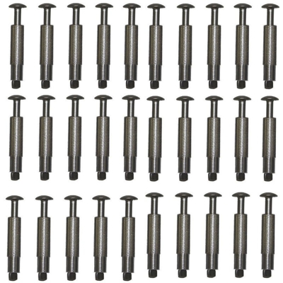 set di 30 perni in acciaio inox ø 12 MM