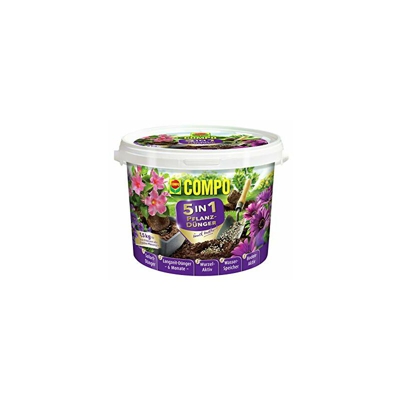 Compo Fertilizzante Fiore 5Â in 1Â di concime per Piante e piÃ¹ 1,5Â kg, Viola, 19Â x 19Â x 15.6Â cm, 23025