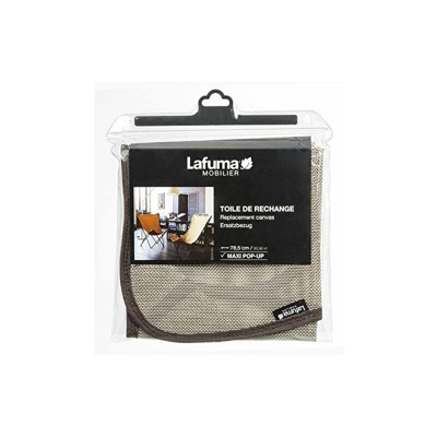 Lafuma Rivestimento in Batyline di ricambio per sedia pieghevole Maxi Pop Up, Beige, LFM2669-1685