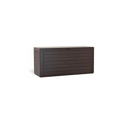 TORACE GIARDINO 280 LITRI PROSPERPLAST BOARDEBOX plastica di colore terra d'ombra 116 X 43.8 X 55 CM