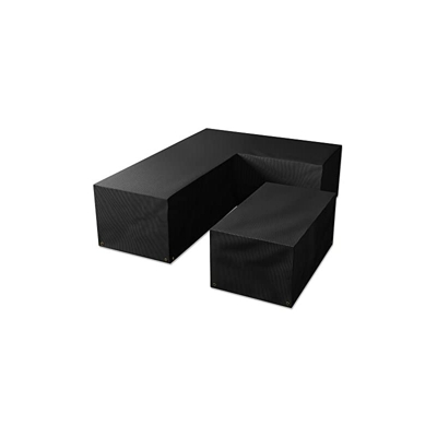 Bosmere M662 Medio a L Lato Sinistro Lungo Pranzo Set Cover - Nero