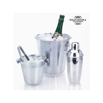 Set di Secchielli per il Ghiaccio e Shaker per Cocktail (4 pezzi)