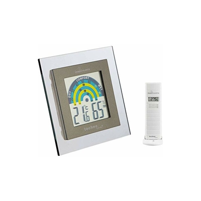 Technoline MA 10260 Set di sensori supplementari con Stazione Meteo per Il Sistema di Allarme su Cellulare Mobile Alerts con Cornice Trasparente, 10