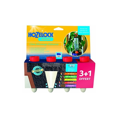 AquaSolo 10450 - Confezione di 4 coni riutilizzabili in ceramica microporosa, rosso