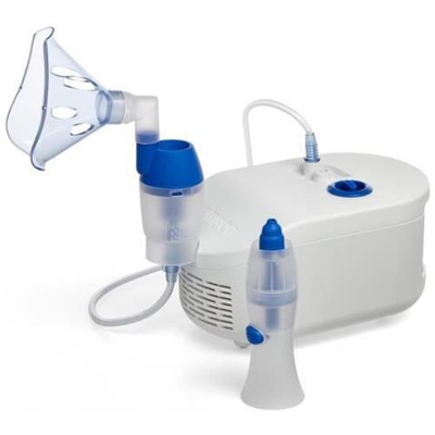 Nebulizzatore Totale Omron C102 2 In 1 Con Doccia Nasale - Allevia Efficacemente Il Naso Chiuso E I Sintomi Allergici