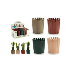 Vaso Mini Plastica (6 x 6 x 6 cm) características