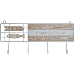 Appendiabiti da parete DKD Home Decor Metallo Legno MDF (40 x 4 x 18 cm) precio