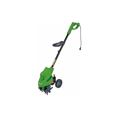 WerkaPro 11109 â Motozappa elettrica â 300 Watt â 2 Ruote Regolabili in Altezza e 4 frese â 19 cm di Larghezza di Taglio