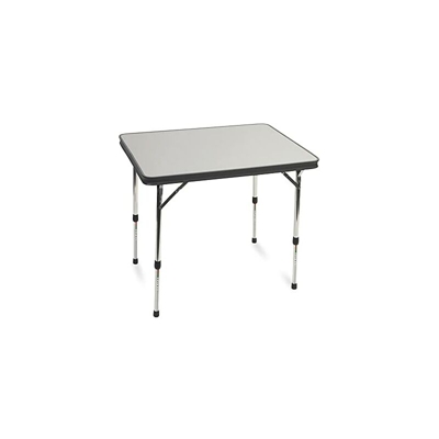 Crespo AL/245-09G - Mesa aluminio 80x60x70 pderfil aluminio reforzado, Color Gris Antracita