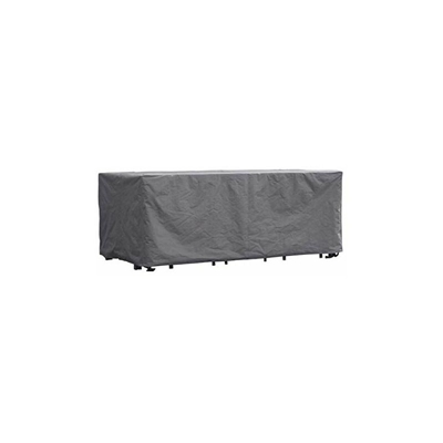 Perel Garden ocgs-XL Custodia Protettiva per Rettangolare Lounge di Set, Nero, 285Â x 180Â x 95Â cm