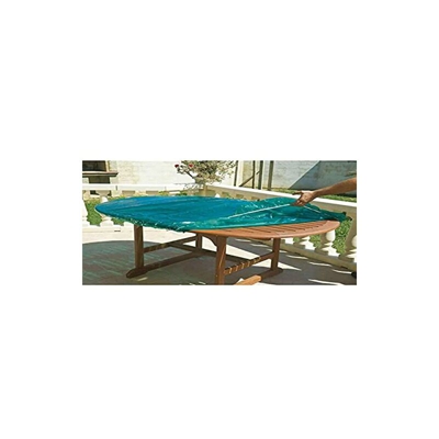 Maillesac Jp0001 - Custodia per vassoio da tavolo, ovale / rettangolare, in plastica, Verde traslucido, 100 x 160 cm