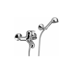 Miscelatore monocomando vasca esterno a parete, flessibile serie ecoline gs características