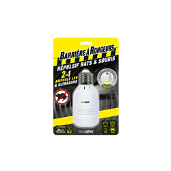 Barriera per roditori, repellente per ratti e topi, lampadina LED e ultrasuoni 2 in 1, portata di 40 m2 precio
