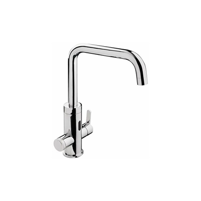 Aquasu 78840 3, Miscelatore Monocomando"Flash", con Sensore Temporizzato Cromato