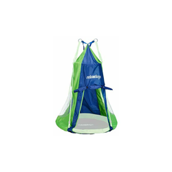 relaxdays Tenda, Rivestimento per la Seduta, Accessori per Altalene a Nido Fino a 90 cm, Blu-Verde precio