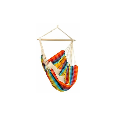 Amazonas Hammock AZ-2030290 Brasil Poltrona Sospesa Rainbow, Rossa, 130x110x160 cm