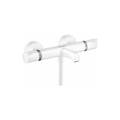 Hansgrohe Ecostat Miscelatore Termostatico Vasca Comfort Esterno, Bianco (Opaco), 13114700