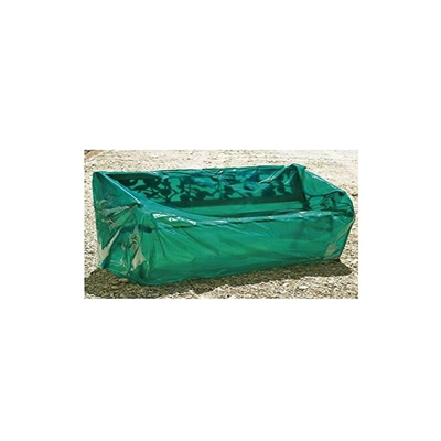 Maillesac JP0016-Telone per panchina da Giardino, in plastica, Colore: Verde Trasparente, 21 x 21 x 5 cm, Taglia 2