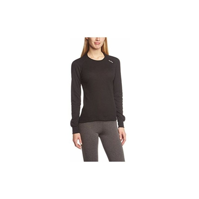 Odlo, Canottiera Donna a maniche lunghe Crew Neck WARM, Nero (schwarz), L