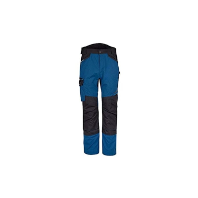 Portwest Pantalone Service WX3 per uomo, Lunghezza Regolare, Colore: Blu Persiano, Taglia: 36, T701PBR36