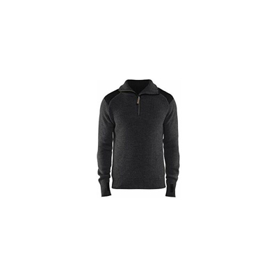 Blaklader 463010719899XL - Felpa di lana, taglia XL, colore: Grigio scuro/Nero