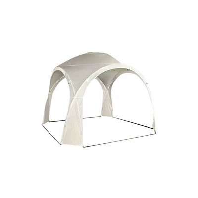 Siena Garden Gazebo Roma, Tenda per Eventi, 3,2Â x 3,2Â m con Struttura in Fibra di Vetro, Colore Bianco