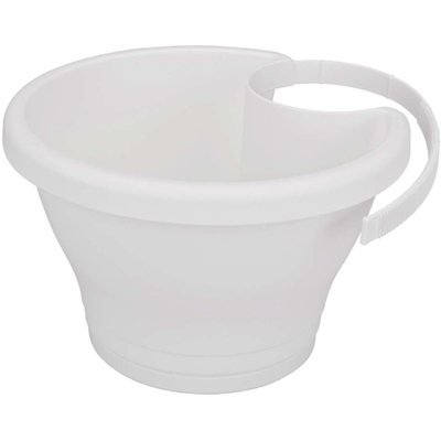 Vaso Corsica Drainpipe Clicker 24Cm White Elho