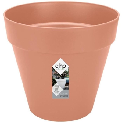 Vaso Loft Urban Round Wheels 40 Cm Delicate Pink Elho