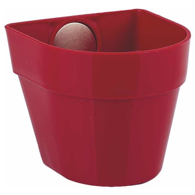 Vaso Magnetico Magnetika Rosso 6Cm Giardino Esterno Piante Fiori